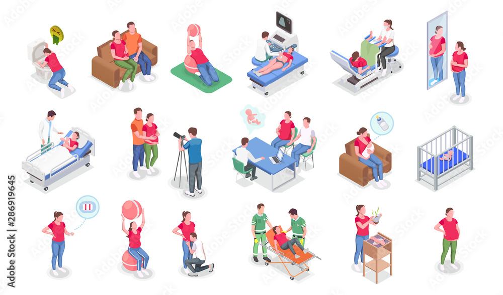 Pregnancy Isometric Set Pregnancy Isometric Set