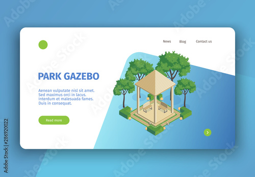 Park Gazebo Landing Page