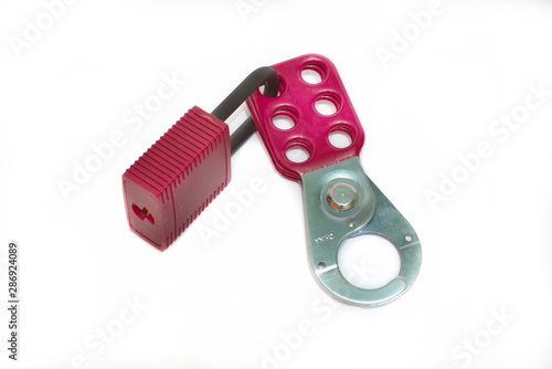 Hasp for preventing unintended switching on