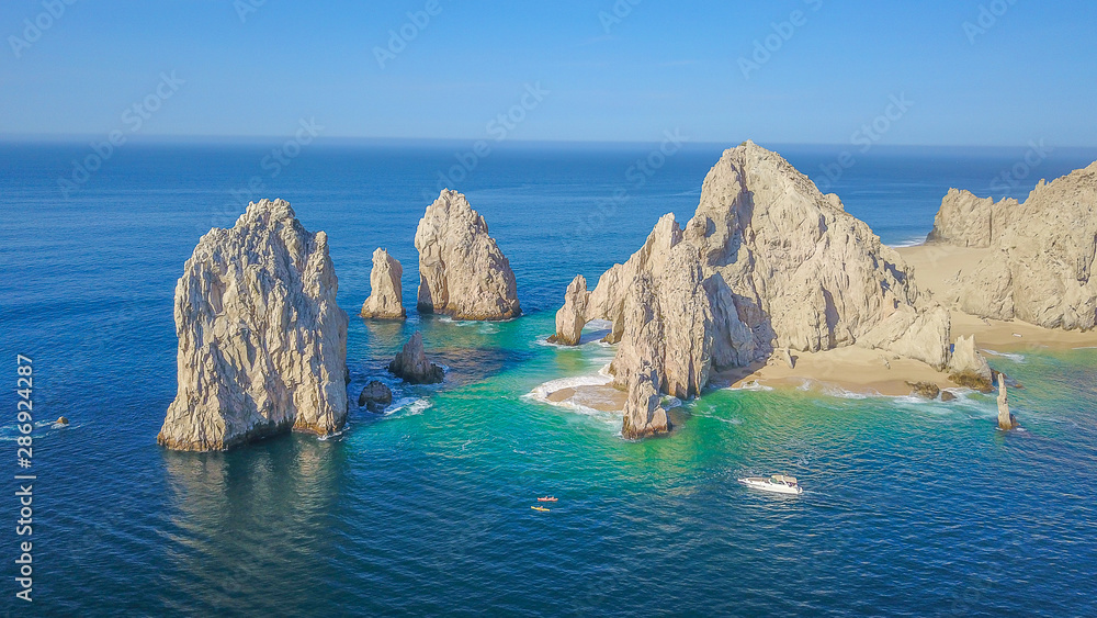 Vista aérea del arco de Cabo San Lucas