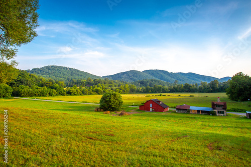 Brasstown City Smokey Mountains in North Carolina