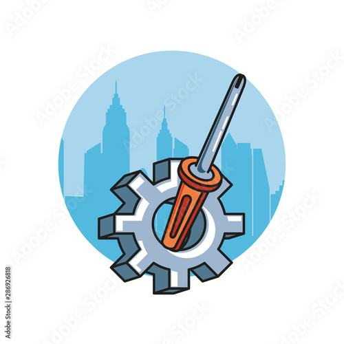 screwdriver tool with gear pinion