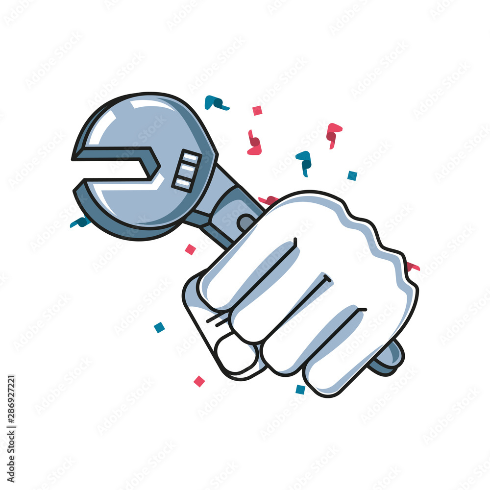 wrench key tool with hand fist power wrench key tool with hand fist power