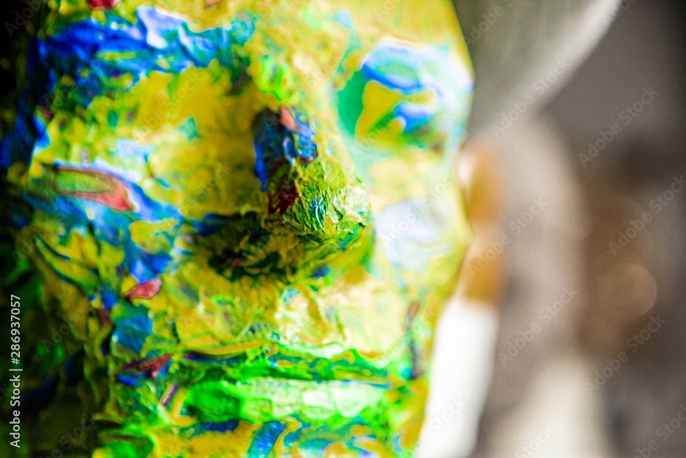 Fototapeta premium display dummy face with color 