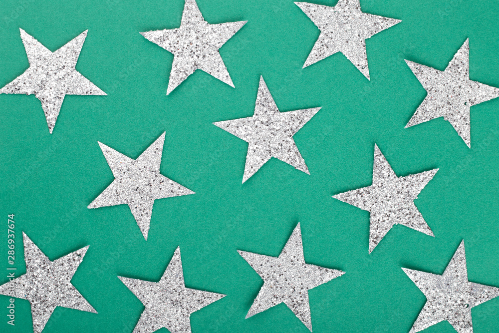 Christmas Background with Shining Stars. Christmas Background with Shining Stars.