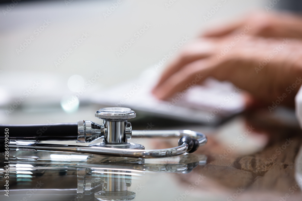 Doctor Typing On Keyboard Doctor Typing On Keyboard