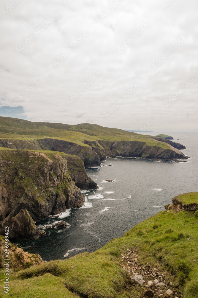 Panorama dell'isola di Arranmore, contea di Donegal, Irlanda