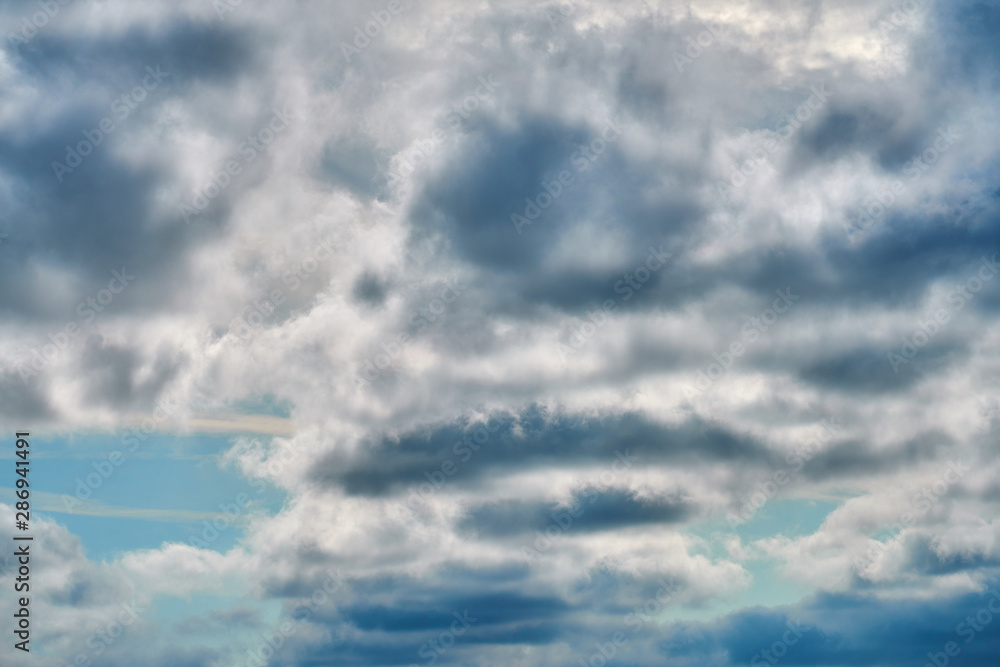 Dramatic cloudy sky as a natural background. Dramatic cloudy sky as a natural background.