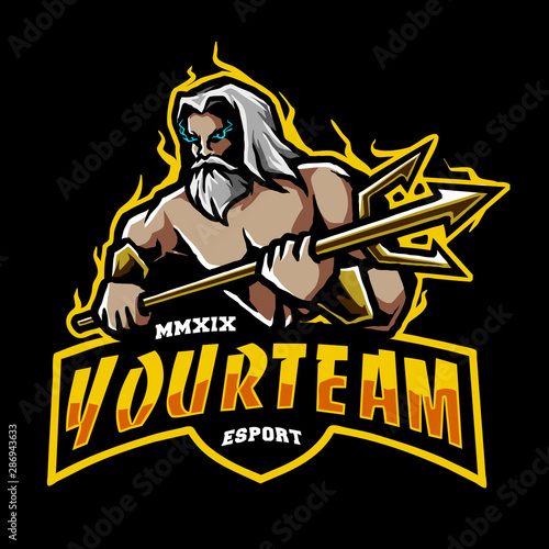 poseidon e sports logo