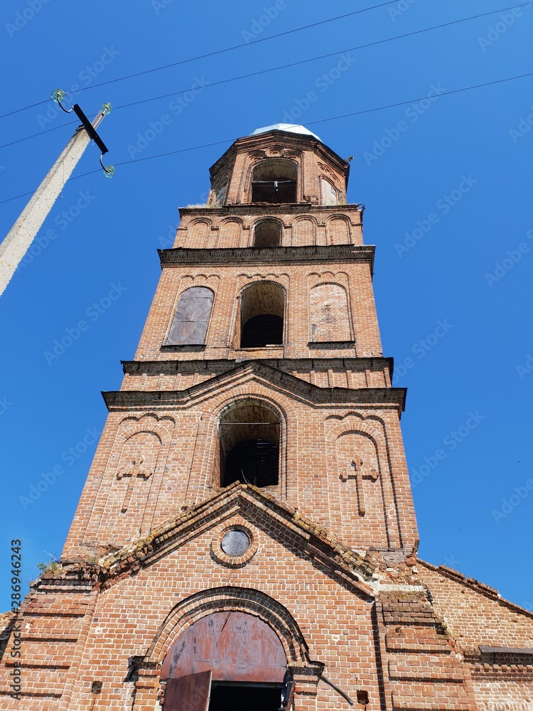 Abandoned orthodox christian church