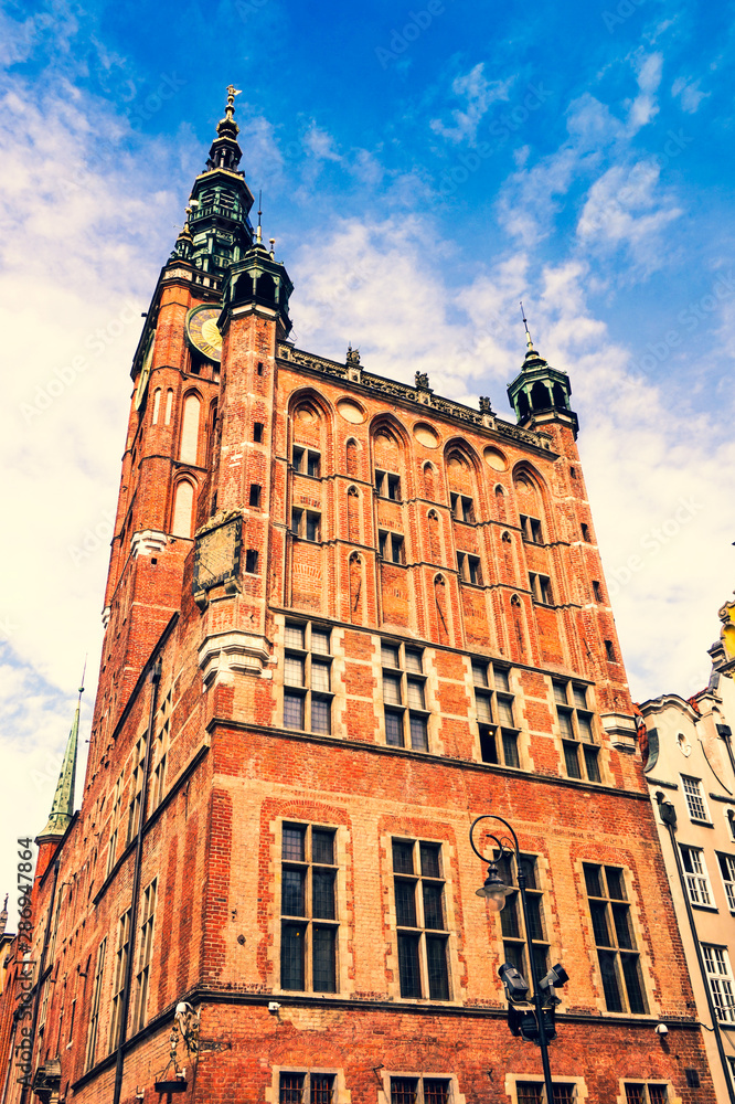 Town Hall, Old Town in Gdansk, Poland