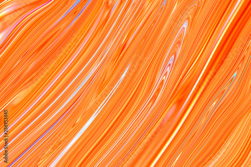 Illustration of the orange line. Abstraction concept