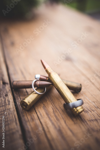 wedding bands with bullets