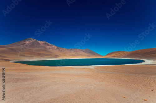 Lagunas Altiplanicas, lakes Miscanti and Miñiques in Chile