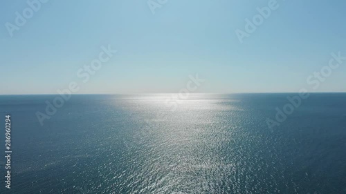 Drone Shot Seascape Endless Sea Ocean Blue Water photo