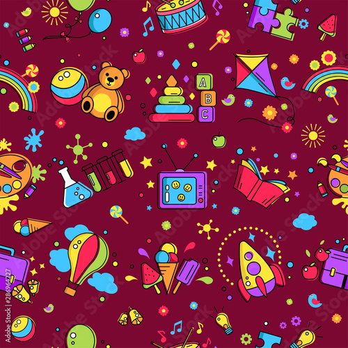 Kids activity pattern, background