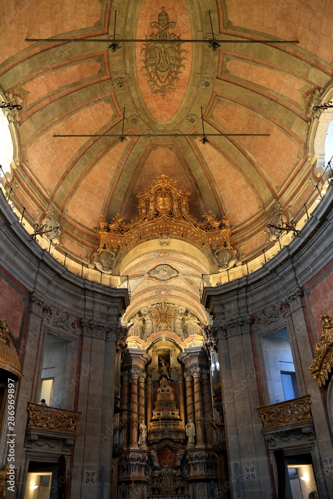 Interior of Torre de Clerigos Church, Porto