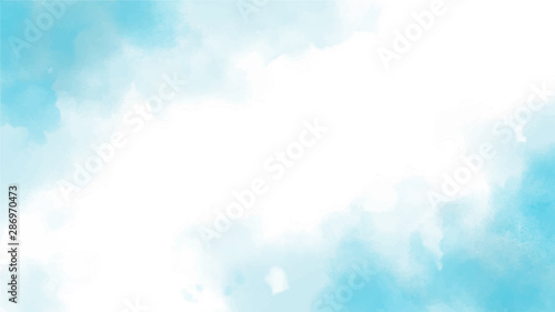 blue watercolor splash web page screen size background