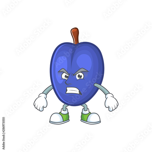 Scream sweet prunes character for agriculture design