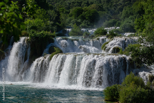 skradinski buk waterfall national park krka croatia
