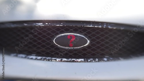 car manufacturer, close-up of an unknown manufacturer's logo