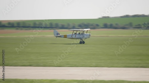 Bi Plane takes off
