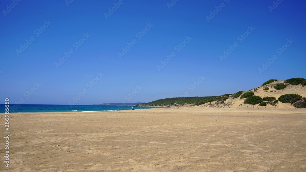 plage de Piscinas, Costa Verde, Sardaigne, Italie