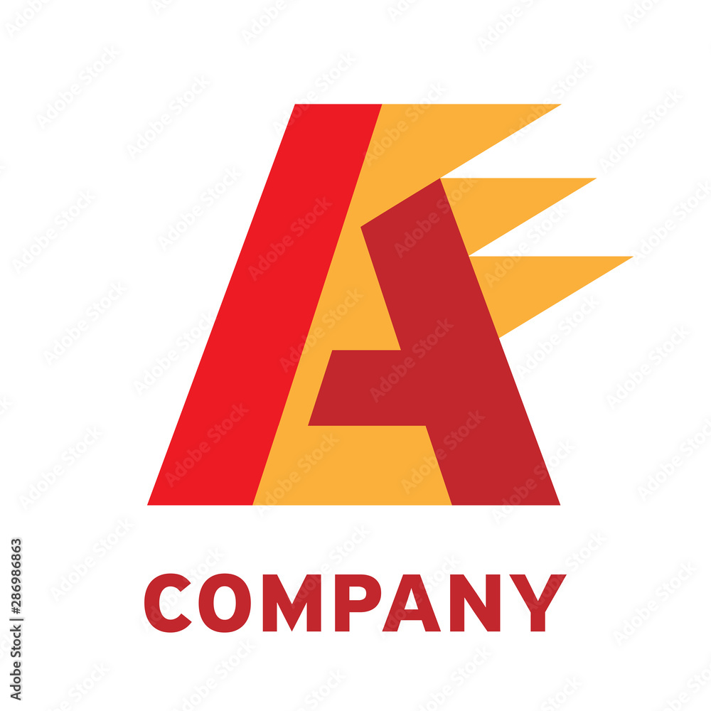 A letter logo design A letter logo design