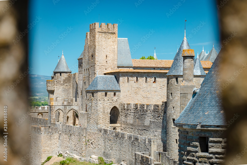 Walls of Chateau Comtal