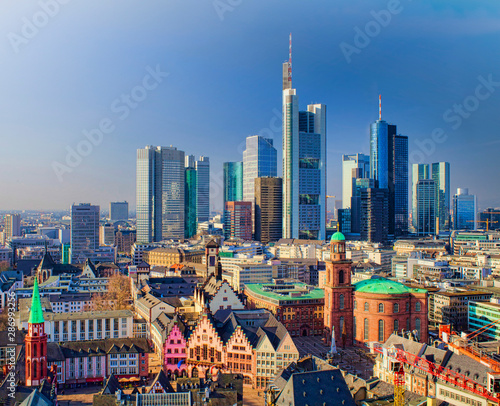 Frankfurt am Main city cityscape in Germany