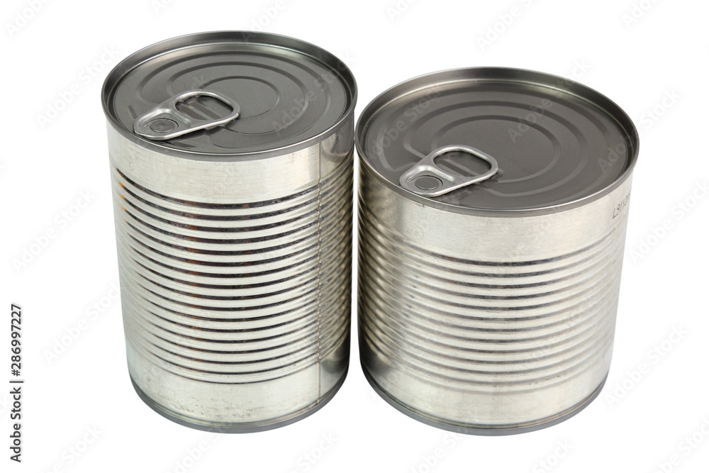 Tin can. Isolated with clipping path. Tin can. Isolated with clipping path.