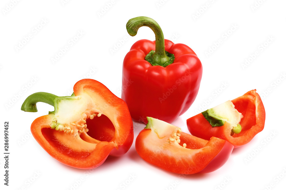 Red Bell Pepper. Sliced. Red Bell Pepper. Sliced.