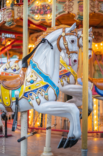 old fairground carousel horse © Supermelon