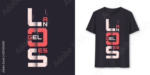 Los Angeles graphic modern t-shirt vector design, typography