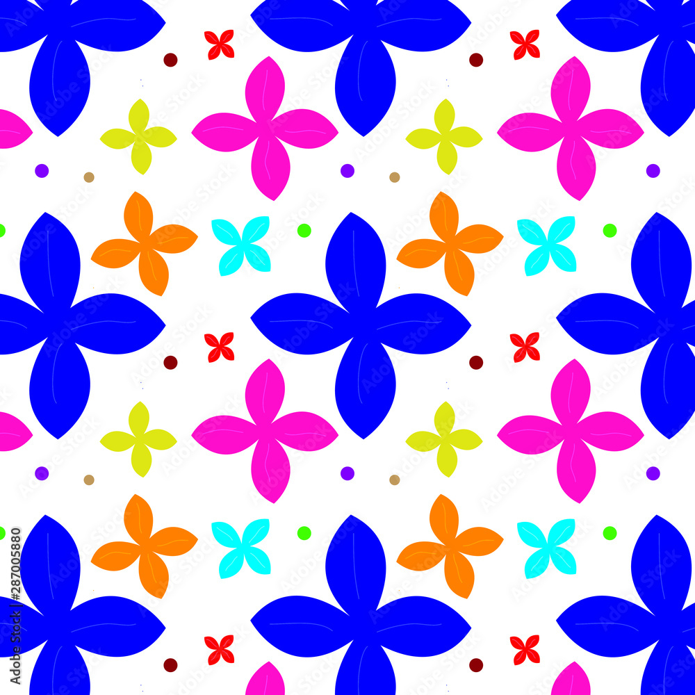 Seamless Floral Pattern in vector. texture. For fashion prints, fabric, Printing with in hand drawn style Seamless Floral Pattern in vector. texture. For fashion prints, fabric, Printing with in hand drawn style