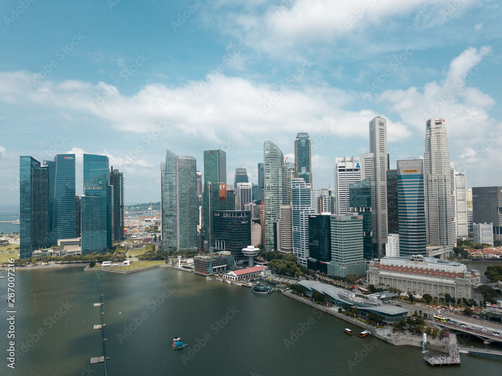 Fototapeta premium Central Business District Singpaore