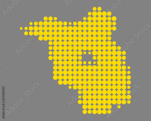 Karte von Brandenburg