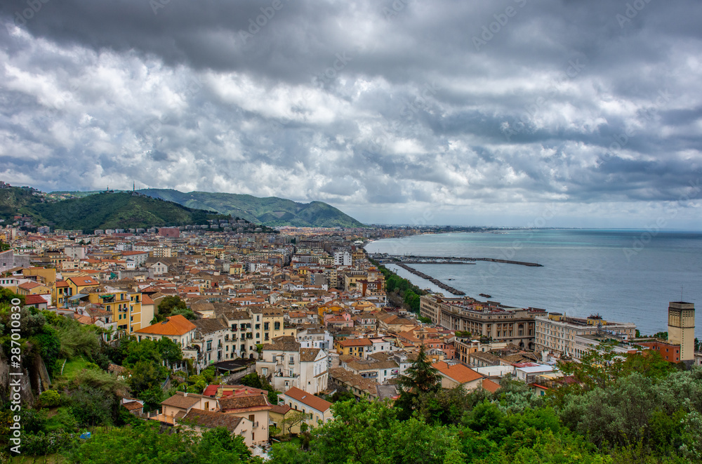 Italy, Salerno, view of the city