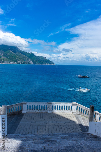  Italy, Atrani, Amalfi coast, panorama