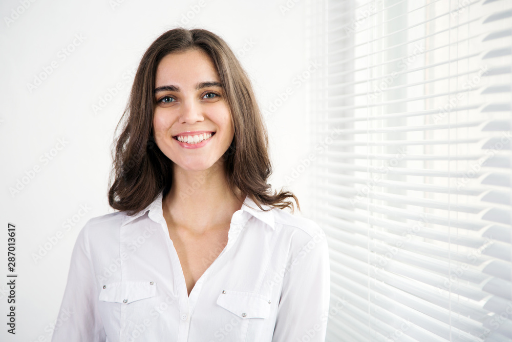 Portrait of successful businesswoman. Portrait of successful businesswoman.
