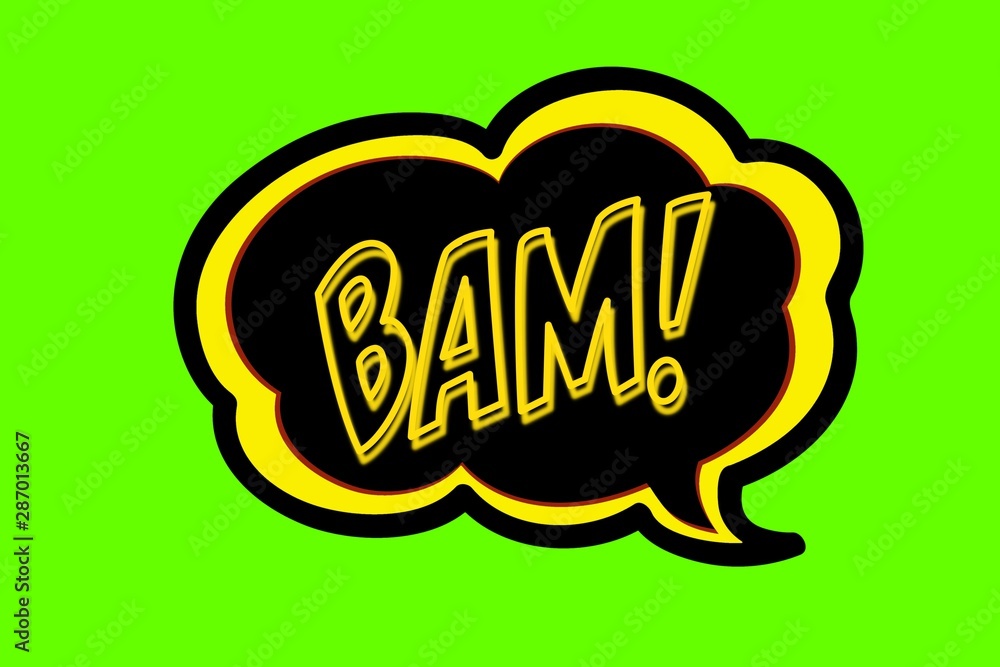 cartoon speech bubble illustration on green cartoon speech bubble illustration on green