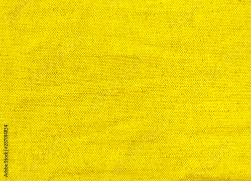 Yellow fabric background