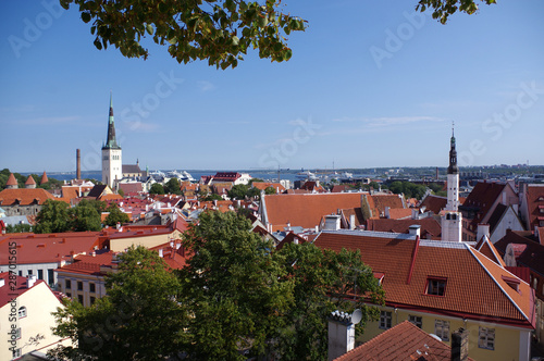 vue sur la ville de Tallinn, Estonie