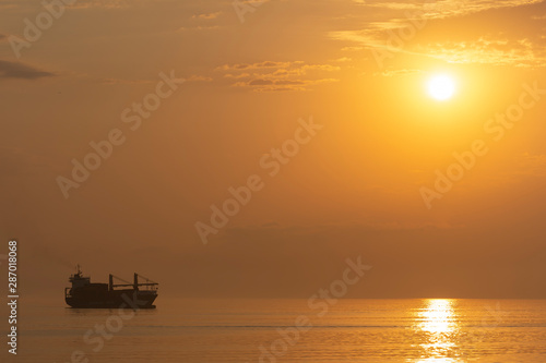 Beautiful sunset over The Marmara Sea in Istanbul / Turkey. © Ezgi Erol