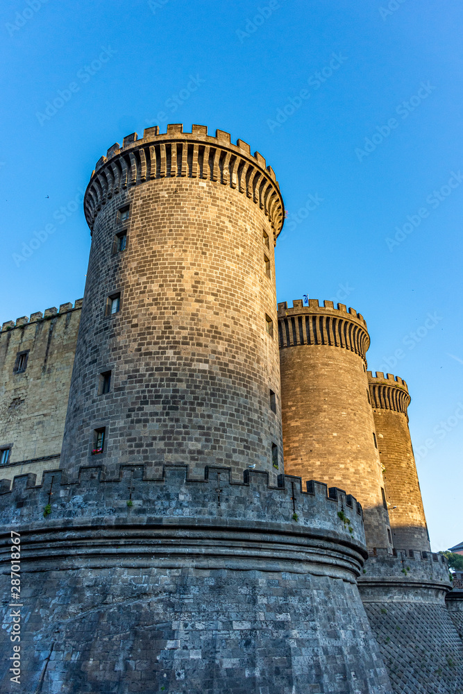 Italy, Naples, Maschio Angioino castle