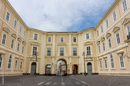 Wallpaper Mural Italy, Portici, view of the Bourbon palace of the year 1800 Torontodigital.ca