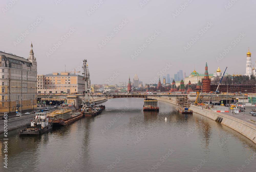 view on moscow river