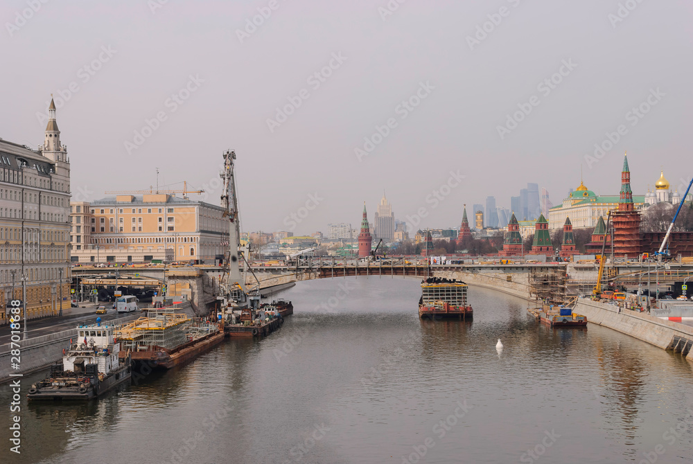 view of moscow river