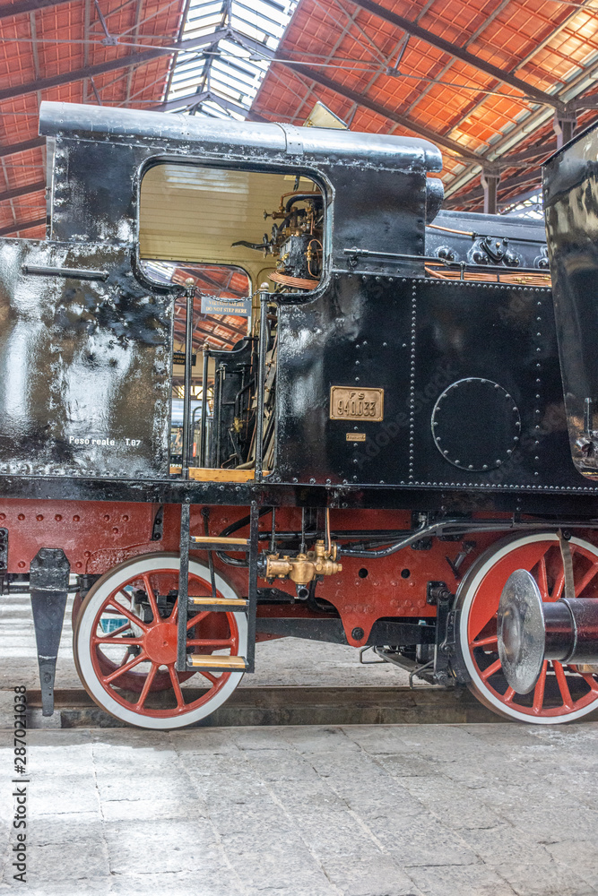  Old steam train restored