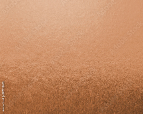 Copper foil shiny wrapping paper texture background for wall paper decoration el Fototapeta
